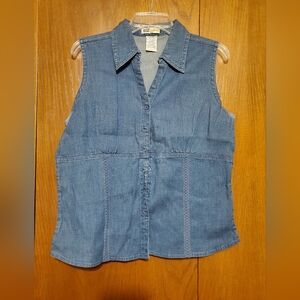 Faded glory denim vest